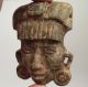 Jade Pre Columbian Head Pendant - Mesoamerica Statue - Antique Aztec/mayan Artifact The Americas photo 9