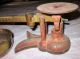 Vintage Buffalo Scale Company Beam Scale With Brass Bowl & Brass Beam Scales photo 3