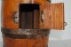 Antique Rare Dutch Wooden Barrel Butter Churn Cast Iron Primitives photo 5