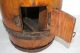 Antique Rare Dutch Wooden Barrel Butter Churn Cast Iron Primitives photo 6