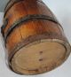 Antique Rare Dutch Wooden Barrel Butter Churn Cast Iron Primitives photo 8