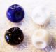 (4) Antique Stunning Floral Lampwork Goldstone Glass Ball Buttons Self Shank A Buttons photo 5