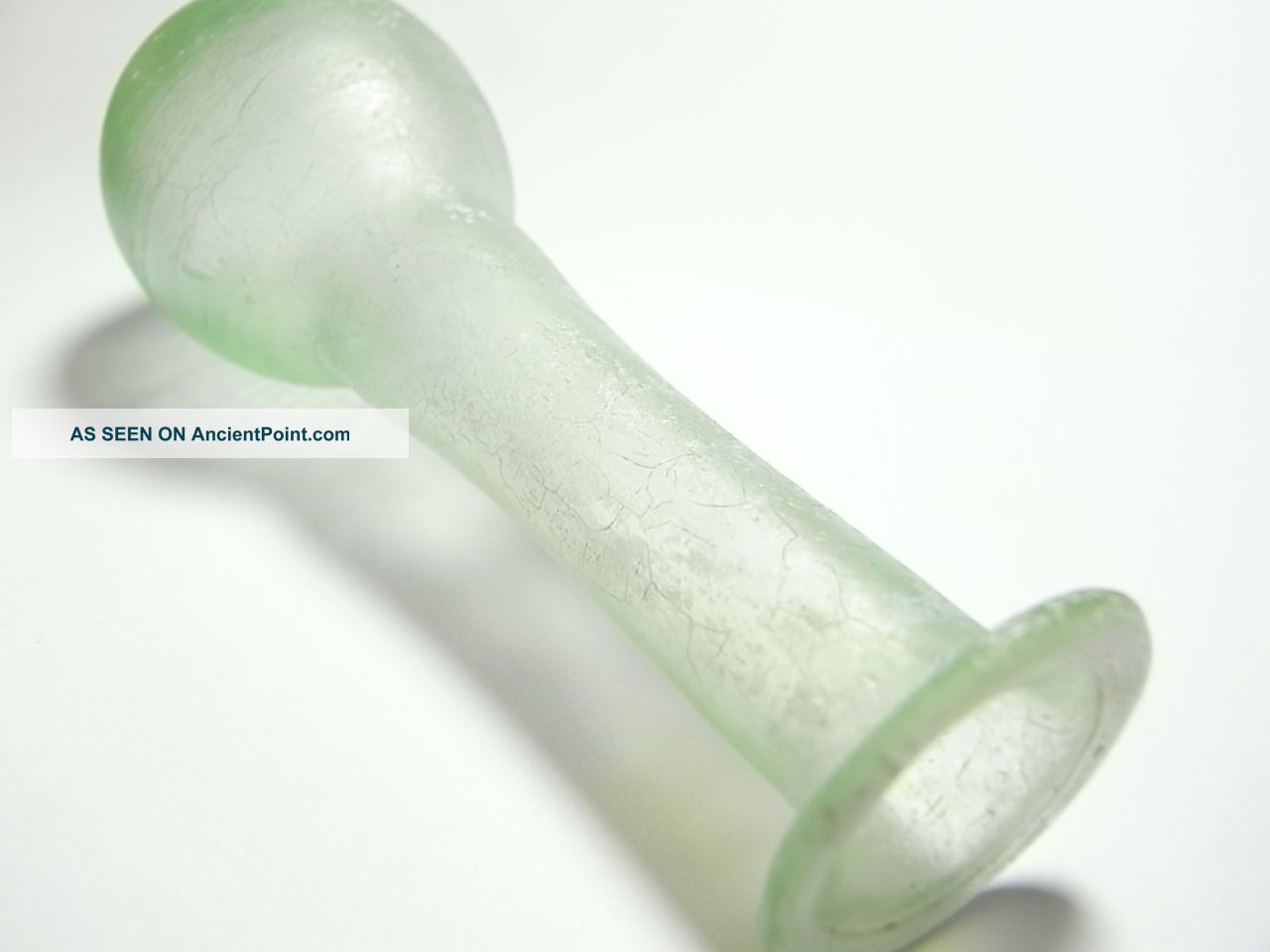Ancient Roman Incandescent Glass 1st 3rd Century Ad Unguentarium Vial.  (a714) Roman photo