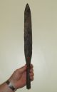 & Extremely Large 6th C.  Anglo - Saxon Iron Spearhead.  18 