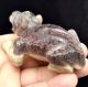 Amethyst Pre Columbian Dog Effigy - Stone Statue - Antique Aztec/mayan Artifacts The Americas photo 9