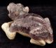 Amethyst Pre Columbian Dog Effigy - Stone Statue - Antique Aztec/mayan Artifacts The Americas photo 4