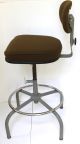 Vtg Industrial Cramer Adjustable Drafting Stool Chair Machine Age Steampunk 50 ' S Post-1950 photo 2