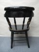 Circa 1962 J.  S Ebersol Intercourse Pennsylvania Dutch Amish Mini Chair & Stool Post-1950 photo 4