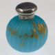 Antique Webb Mother Of Pearl Satin Art Glass Miniature Perfume With Sterling Lid Perfume Bottles photo 3