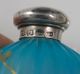 Antique Webb Mother Of Pearl Satin Art Glass Miniature Perfume With Sterling Lid Perfume Bottles photo 6