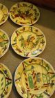 Luncheon Plates Depicting The Bayuex Tapestry And The Battle Of Hastings Plates & Chargers photo 3