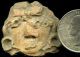 Pre - Columbian Michoacan Mexico Clay Figure Head,  Ca; 1000 - 300 Bc The Americas photo 1