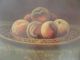 Victorian Peaches Painting On Board Victorian Frame 17 &1/2 