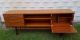Mid - Century Modern Teak Sideboard Credenza Lg Flat Screen Tv Stand Console Post-1950 photo 1