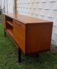 Mid - Century Modern Teak Sideboard Credenza Lg Flat Screen Tv Stand Console Post-1950 photo 5