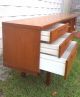 Mid - Century Modern Teak Sideboard Credenza Lg Flat Screen Tv Stand Console Post-1950 photo 6