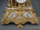 Antique 19thc Victorian French Brunfaut Figural Winged Lady Goddess Mantel Clock Clocks photo 2