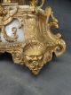 Antique 19thc Victorian French Brunfaut Figural Winged Lady Goddess Mantel Clock Clocks photo 4