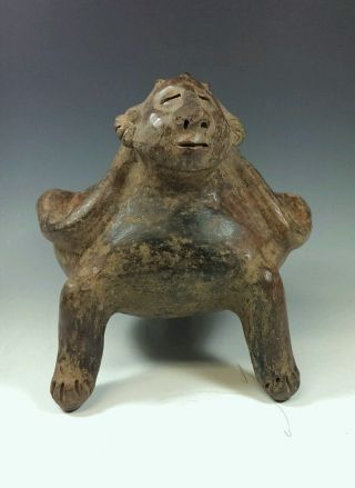 Large,  Pre - Colombian Pottery,  Nayarit Figural Effigy Vessel - Museum Quality photo