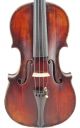 Fine,  Antique Luigi Bajoni Labeled 4/4 Italian,  Old Master Violin String photo 2