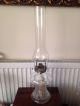 A Vintage All Glass Oil Lamp Made In Austria Lamp Light Farms Order 20th Century photo 9