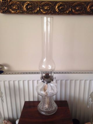A Vintage All Glass Oil Lamp Made In Austria Lamp Light Farms Order photo