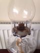 A Vintage All Glass Oil Lamp Made In Austria Lamp Light Farms Order 20th Century photo 3