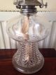 A Vintage All Glass Oil Lamp Made In Austria Lamp Light Farms Order 20th Century photo 4