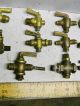 18 Vintage Brass Stop Cocks Steampunk Valves Other Antique Hardware photo 2