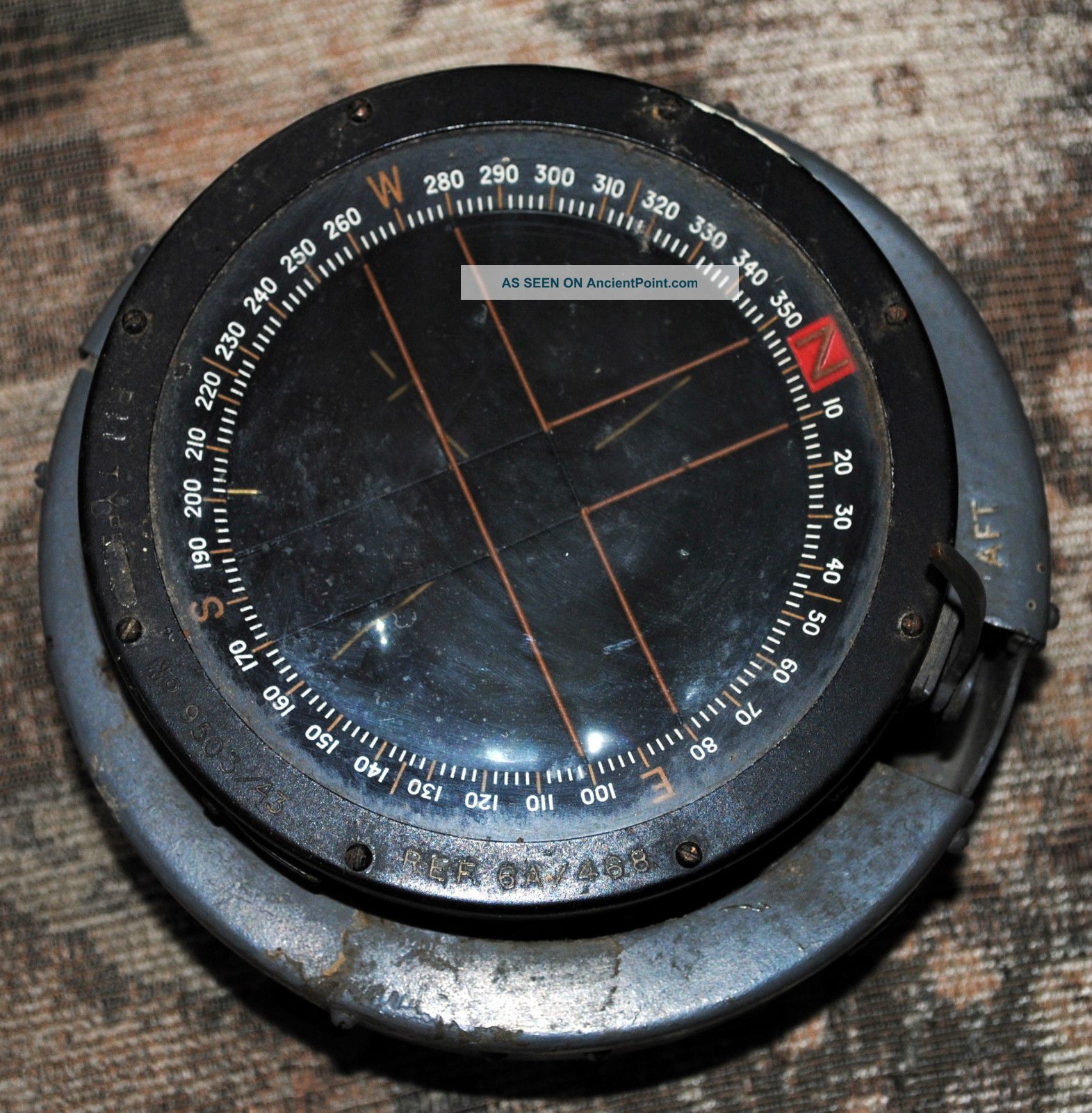 Vintage Canadian Maritime / Aviation Compass Compasses photo