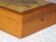 Antique 1894 Brook ' S Spool Cotton Glace Thread Wood Box,  Dated,  Victorian Art Baskets & Boxes photo 2