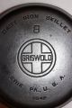 8 Griswold (large Block Logo) P/n 704 P Cast Iron Skillet Erie Pa. ,  U.  S.  A. Other Antique Home & Hearth photo 1