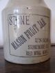 Vtg Stone Mason Fruit Jar Union Stoneware Co.  Red Wing Zinc Cap Pat.  Jan 1899 Other Antique Home & Hearth photo 9