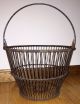 Vintage Authentic England Cape Cod Steel Wire Clam Quahog Basket Other Maritime Antiques photo 1