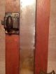Antique Primitive Cabinet / Cupboard Wood & Glass Door With Hardware / Latch Unknown photo 6