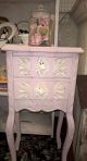 Vintage Country French Pink Nightstand Accent Entry Way - Annie Sloan Chalk Paint 1900-1950 photo 1