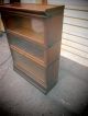 56065 Oak Globe Wernicke Stacking Bookcase Cabinet 1900-1950 photo 3