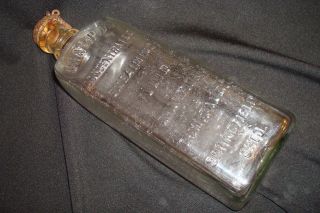 Champion Concentrated Embalming Fluid Bottle W Bail Lid,  Springfield,  Ohio photo
