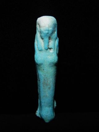 Zurqieh - Ancient Egypt.  Ancient Ushabti,  600 - 300 B.  C photo