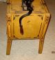 Antique Wooden Stencil - American Butter Churn - Bluffton,  Indiana - Org Mustard Paint Primitives photo 6