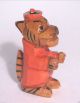 Vtg Anri Italy Wood Carved Tiger College Mascot Princeton University Football P Carved Figures photo 2
