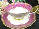 Star Paragon 1908 Tea Cup And Saucer Pink & Beaded Deco Pattern Teacup Cups & Saucers photo 3