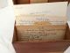 Vintage Dovetail Wood Recipe Index Card File Box With Old Handwritten Recipes Boxes photo 2