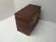 Vintage Dovetail Wood Recipe Index Card File Box With Old Handwritten Recipes Boxes photo 6