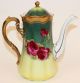 O.  &e.  G Royal Austria Coffee/tea Service Rose Dubarry Handpainted Signed Martin Teapots & Tea Sets photo 2