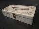 Antique Style Folk Art Whale Scrimshaw Bone & Wood Trinket Box 1793 Scrimshaws photo 6