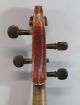 Antique Mid - 19thc Handmade Folk Art Violin & Bow,  Inlaid Stars,  Unrestored,  Nr String photo 9