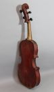 Antique Mid - 19thc Handmade Folk Art Violin & Bow,  Inlaid Stars,  Unrestored,  Nr String photo 3