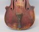 Antique Mid - 19thc Handmade Folk Art Violin & Bow,  Inlaid Stars,  Unrestored,  Nr String photo 8