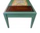 Vintage Mahogany Coffee Table With Leather Inlays Shabby Chic Post-1950 photo 3